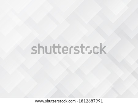 abstract translucent geometrical white and gray gradient color background. vector illustration.