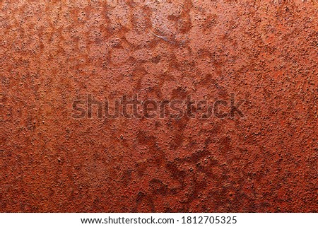 Rusty worn metal iron wall steel surface texture background with corrosion