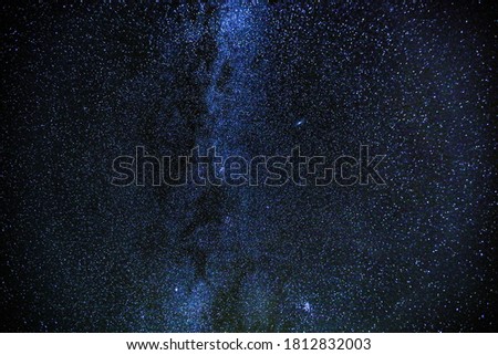 Winter starry sky, Scottish highlands
