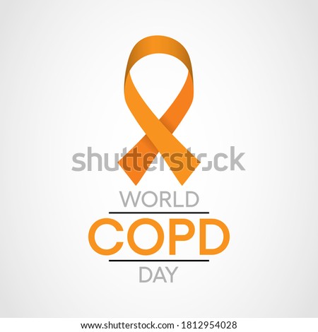 Vector illustration on the theme of World Chronic Obstructive Pulmonary Disease (COPD) day observed each year during November.