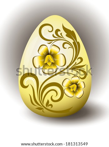 Easter Egg Illustration. Vector Design.