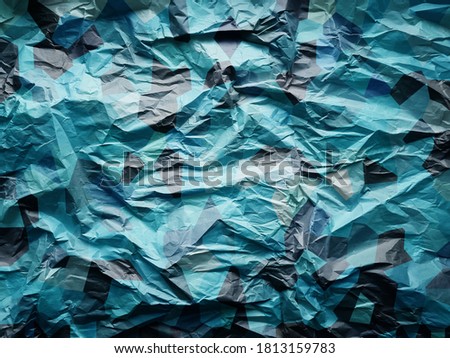 Paper. Crumpled paper with all colors. Background for design and presentations.