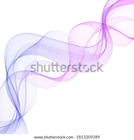 Smoke abstract background with curve. Suitable for poster, wallpaper, cover and flyer. Color wave