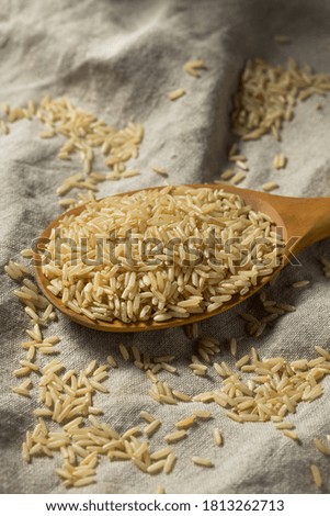Raw Dry Organic Brown Rice Ready to Cook