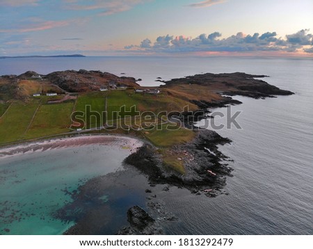 Scourie Bay photographed in Scotland, in Europe. Picture made in 2019.