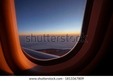 a picture taken on a plane to Malaysia.