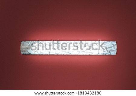 An illuminated lamp on the wall, Picture wall light