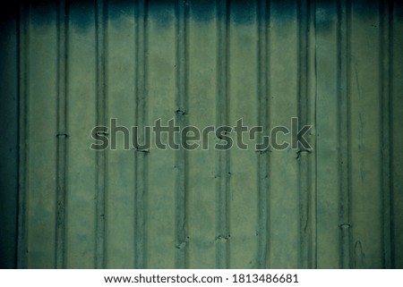 Old rust green metal wall background