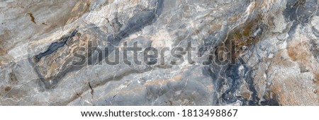 Polished Blue Marble Slab for Wall decoration, Emperor Gold Granite Gold Beige Slab and Wall floor Tiles, Beautiful abstract closeup of marble background for decorative design. abstract background. Royalty-Free Stock Photo #1813498867