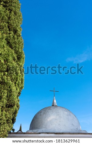 Crosses in christian cemetery, Granada