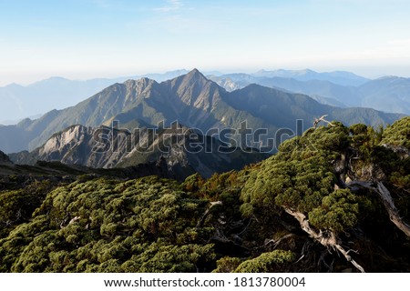 Landscape pictures in Nanhu Mountain, Mount Chung Yang , Taroko National Park, Heping District, Taichung, Taiwan