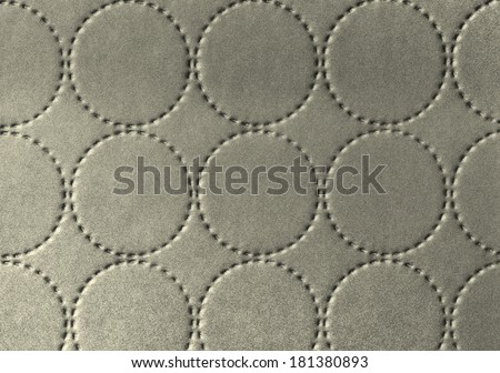 Background of textile texture with circle pattern decoration