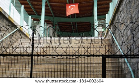Closed train station, Istanbul Samatya