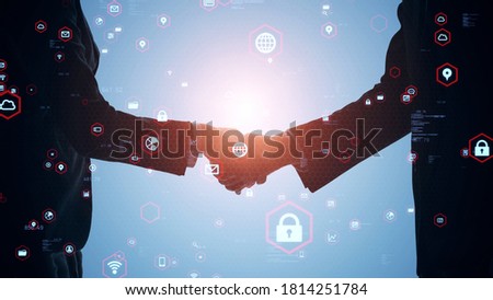 Partnership of business concept. Business strategy. Shaking hands. *Video version available in my portfolio. Royalty-Free Stock Photo #1814251784