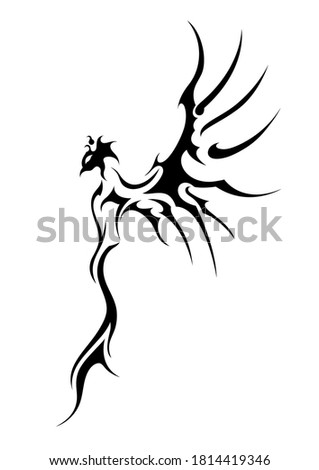 phoenix bird celtic tattoo sticker symbol