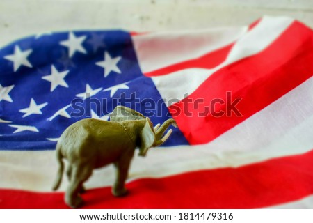 2020 US Presidential Election - Republican Elephant Royalty-Free Stock Photo #1814479316