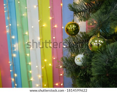 multicolored christmas striped background. new year composition