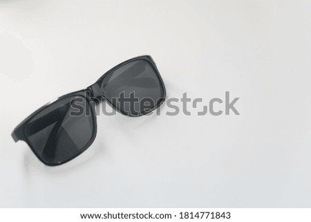sunglasses on isolated white background