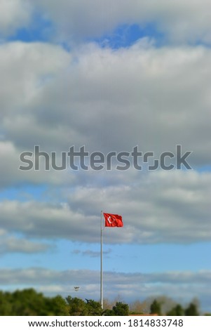 
turkey red and white Turkish flag