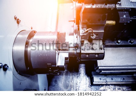 Drilling machine with drill bit for tapping.