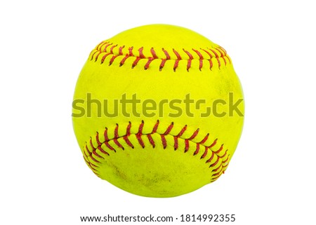 Baseball ball isolated over white background