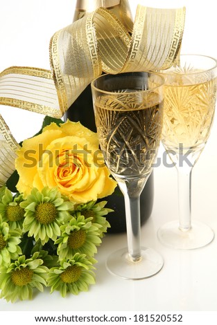 Champagne and rose 