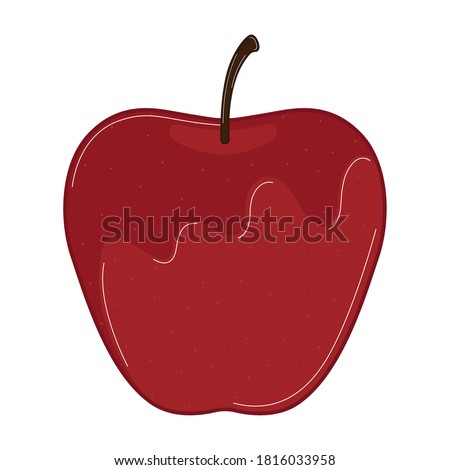 Red apple icon. Healthy food. Fruit icon - Vector