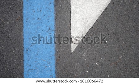 white and blue paint background of parking lines