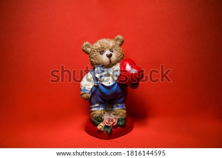 bear with a heart for Valentine's Day