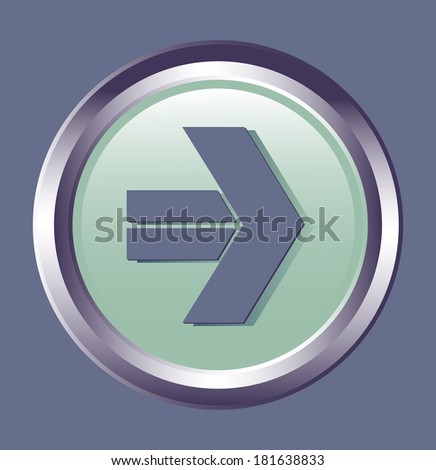 Vector button arrow symbol   