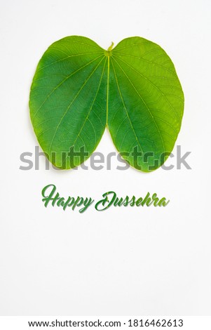 Indian festival dussehra , green leaf Royalty-Free Stock Photo #1816462613