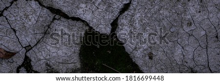Cracked wall background marbled stone or rock textured banner with elegant design