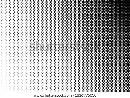 Distressed Dots Background. Modern Texture. Monochrome Backdrop. Black and White Overlay. Vector illustration