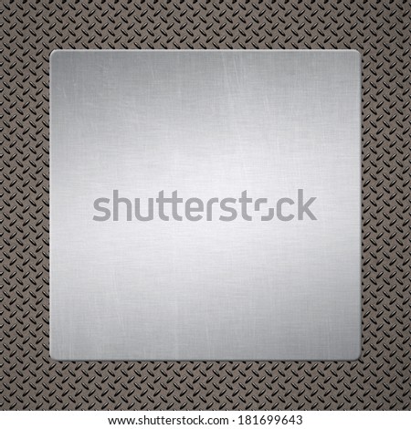 Background of metal template textured.