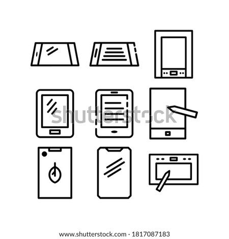 tablet icon or logo isolated sign symbol vector illustration - Collection of high quality black style vector icons
