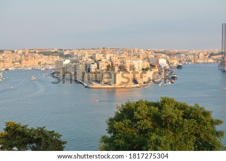 view of malta with sunset