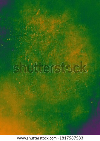 Green rustic look wall abstract grunge background. 
