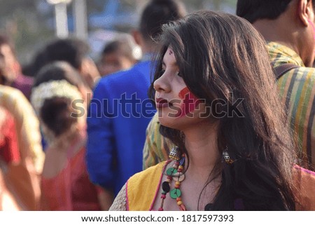 Indian Holi festival portrait photography
