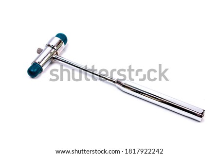 neurological hammer, medical instrument on a white background Royalty-Free Stock Photo #1817922242