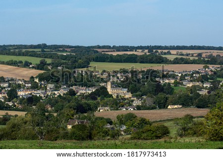 a view of Bourton on the hill in Cotswolds UK
