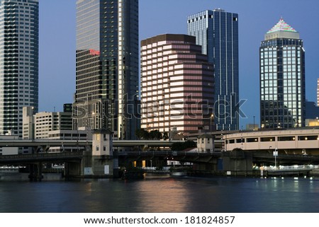 Buildings in Downtown Tampa, Florida.