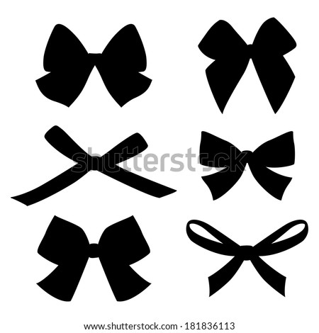 Set of vintage bows