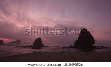 Beach and Ocean Landscape Sunrise