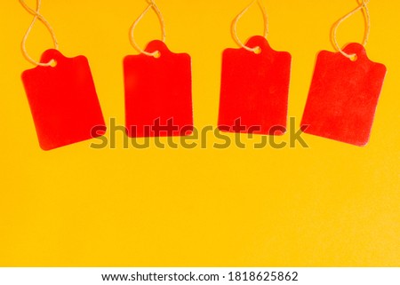 Sale labels. Price tags. Special offer and promotion. Store discount. Shopping time. Gift labels, isolated on white background.