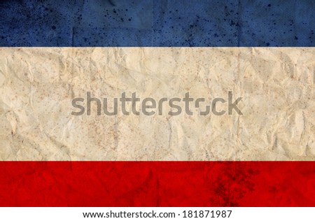 The National flag of Crimea 