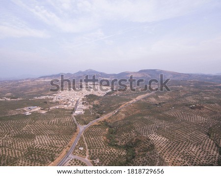 
Aerial photography of Torredonjimeno, Torredelcampo and Jamilena in the background