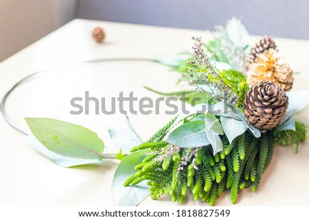 Advent wreath for the Christmas time