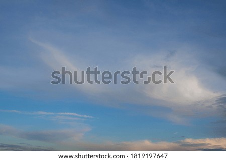 Various clouds in the sky


