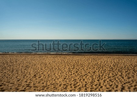 Lake Superior and beach at Pictured Rock National Lakeshore in Michigan