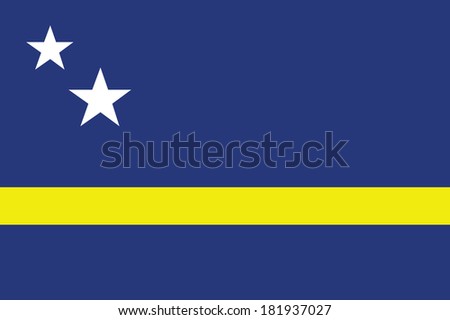 vector background of curacao flag